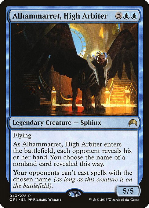 Alhammarret, High Arbiter card from ORI #43