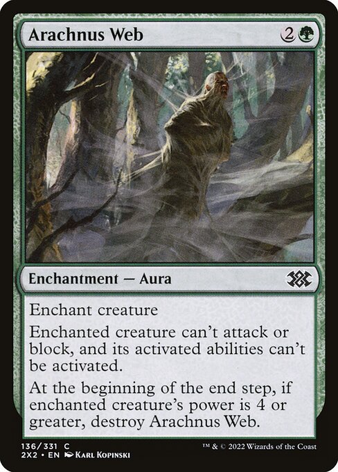 Arachnus Web card from 2X2 #136