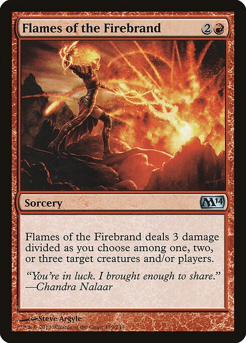 Flames of the Firebrand card from M14 #139