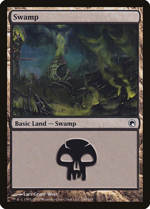Swamp (240) card from SOM #240