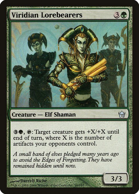 Viridian Lorebearers card from 5DN #99