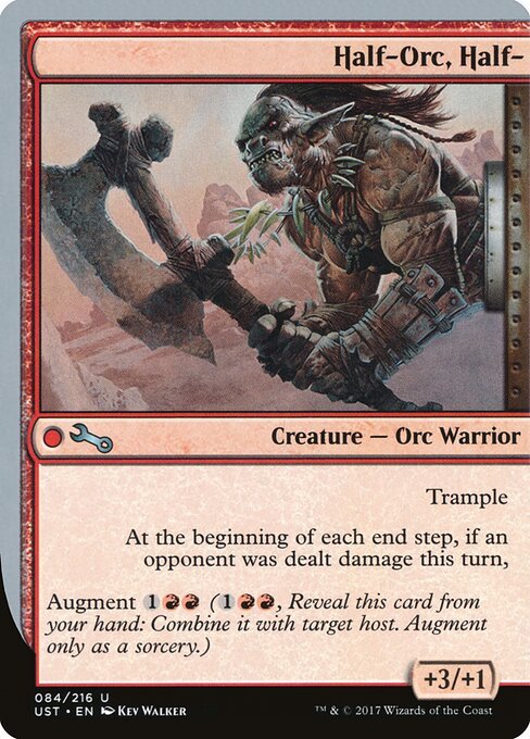 Half-Orc, Half- card from UST #84