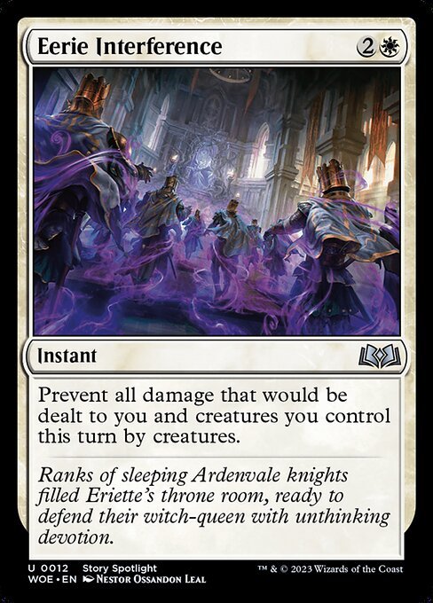 Eerie Interference card from WOE #12