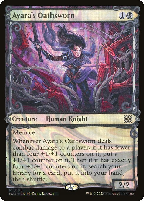 Ayara's Oathsworn card from MAT #195