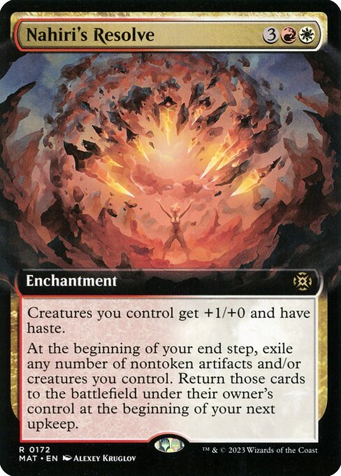 Nahiri's Resolve card from MAT #172