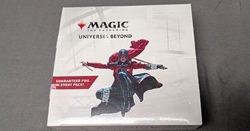 Universes Beyond Assassin's Creed Beyond Booster Display